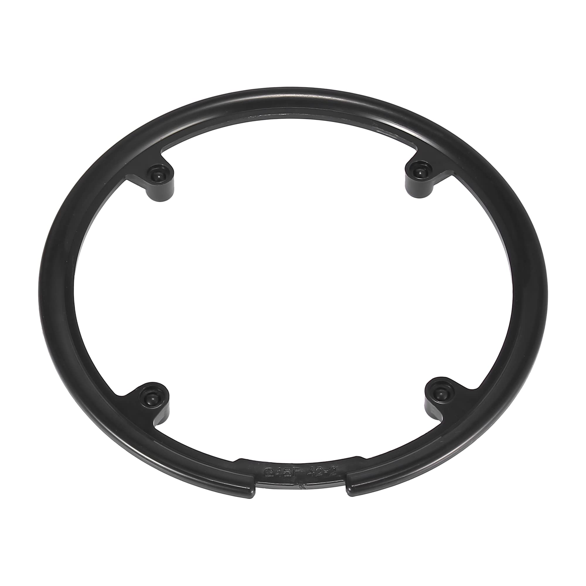 X AUTOHAUX Osłona koła łańcucha, 42 zęby, czarna, 1 szt. rower tworzywo sztuczne | Podział 10 cm, 4 otwory, 1,3 x 18,5 cm, do rowerów górskich, wyścigowych