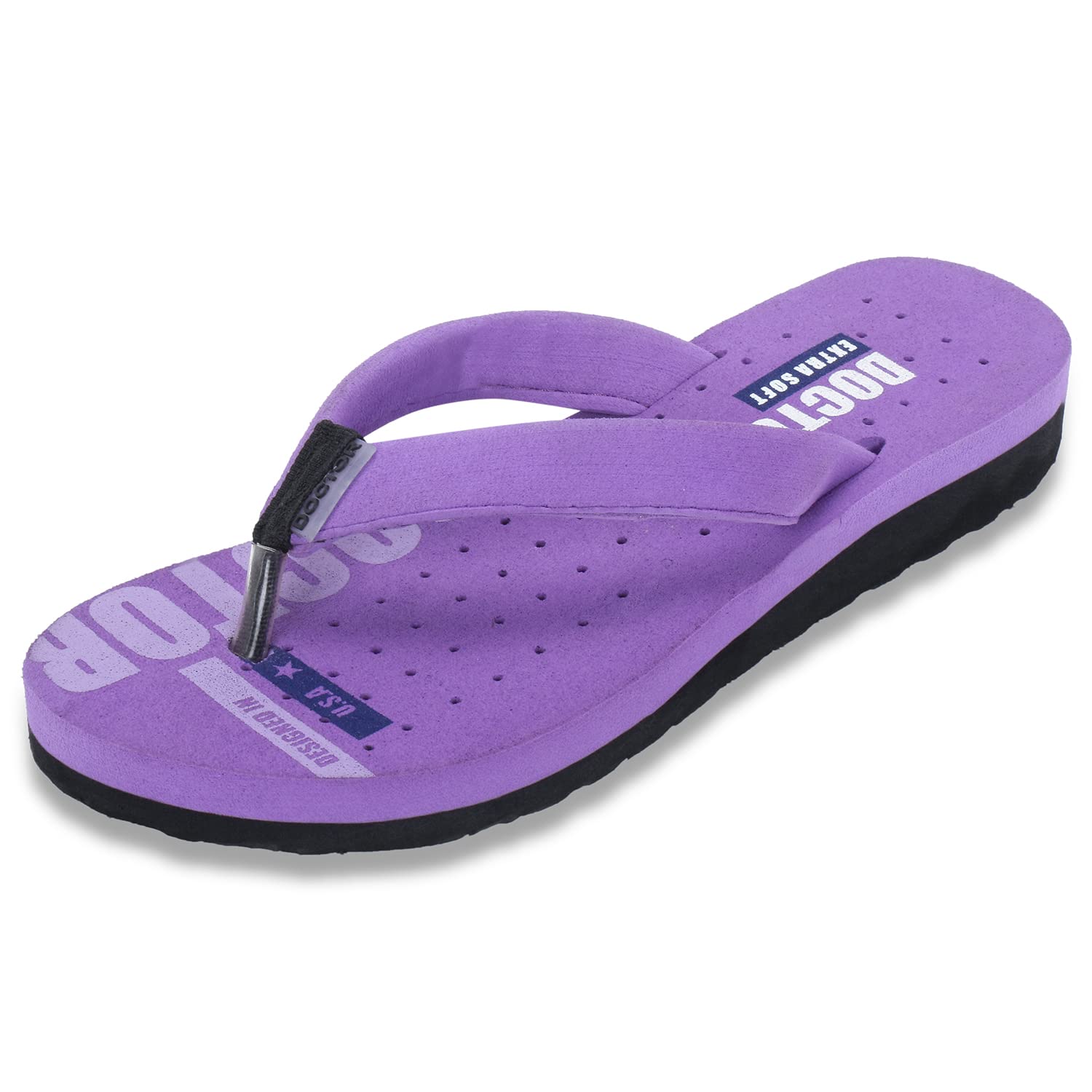 DOCTOR EXTRA SOFT Women's Care Orthopaedic and Diabetic Super Comfort Dr Sliders Flipflops and House Slippers for Women’s and Girl’s Womens-FeelGood-2-D-21