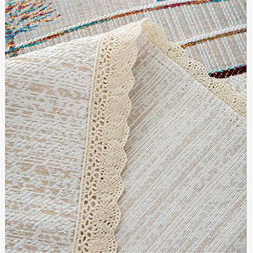 Nappe chinoise anti-rayures en coton et lin pour table basse moderne - 5