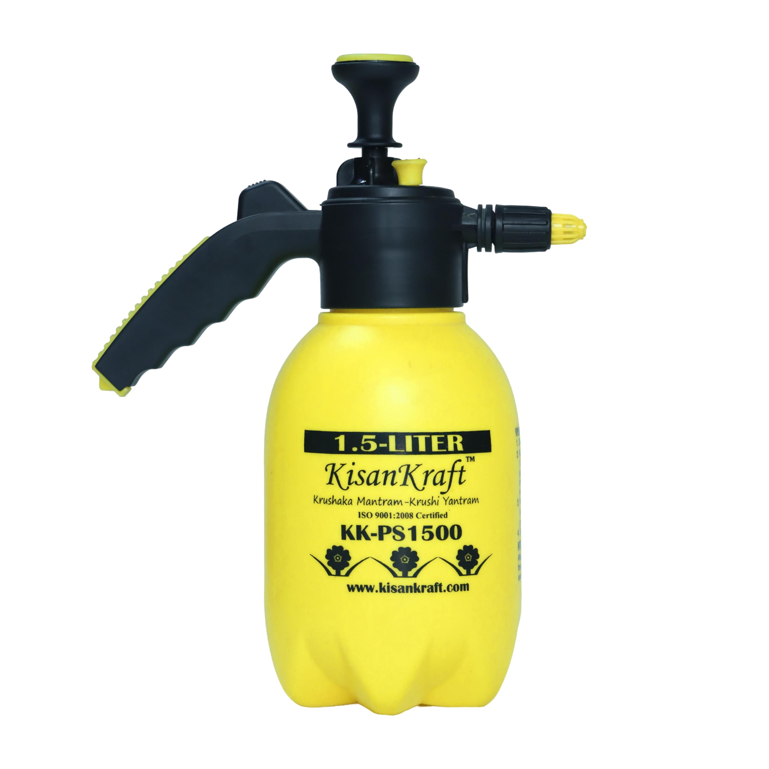Kisan Kraft KK-PS1500 Standard Manual Sprayer (1.5 Litre, Multicolour, Color May Vary)