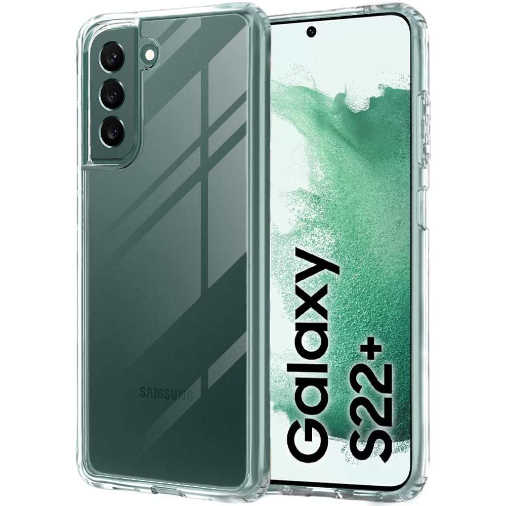 TheGiftKart Ultra-Hybrid Crystal Clear Back Case Cover for Samsung Galaxy S22 Plus 5G | Shockproof Design | Camera Protection Bump | Hard Clear Back | Bumper Case for Samsung S22 Plus(TPU,Transparent) (B0BQJMYKYT) Amazon Price History, Amazon Price Tracker