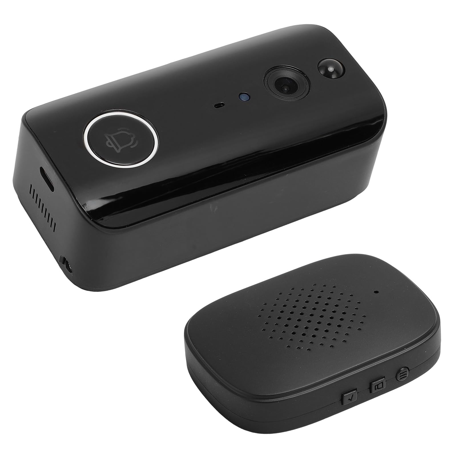 Videocitofono Wireless 1080P, Visione Notturna IR, Sensore di Movimento PIR, Riduzione del Rumore, WiFi 5G, Convertitore Vocale, 4000 MAh, con Funzione, per la Casa