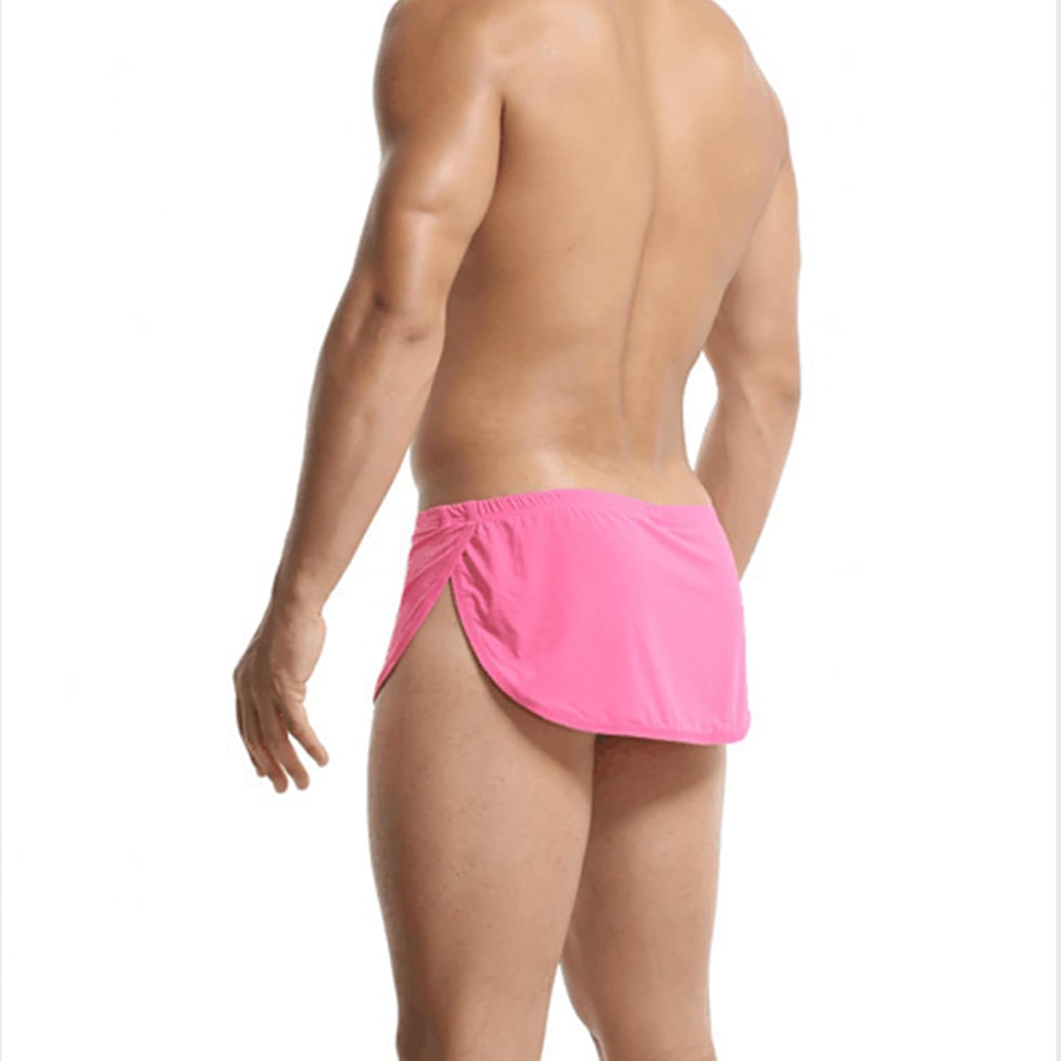 Evankin Men's Ultra-Thin Split Side Underwear Sexy Loincloth Thong Breathable Boxer Briefs Athletic Shorts - Image 3