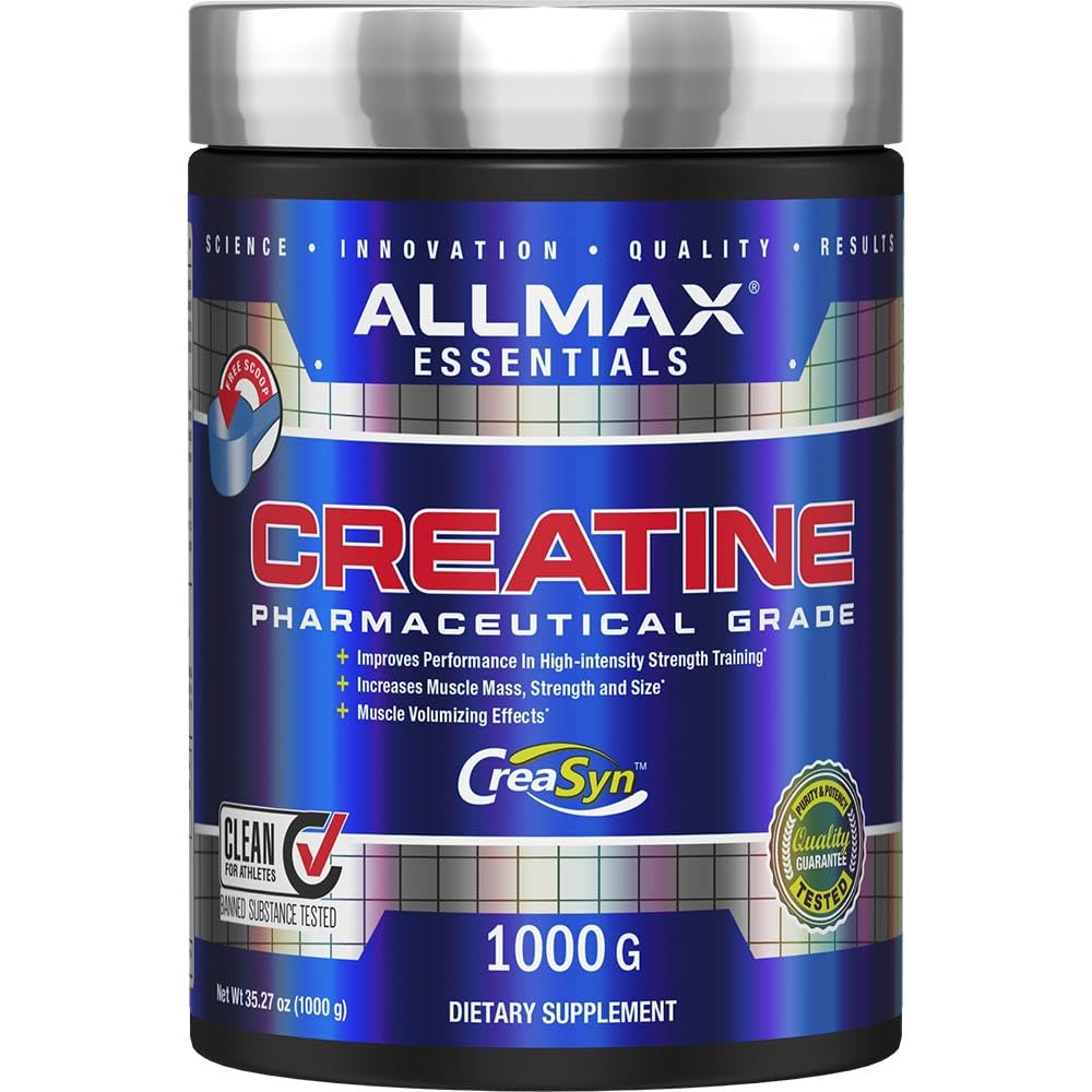 ALLMAX Nutrition Creatine Monohydrate Powder, 1000g