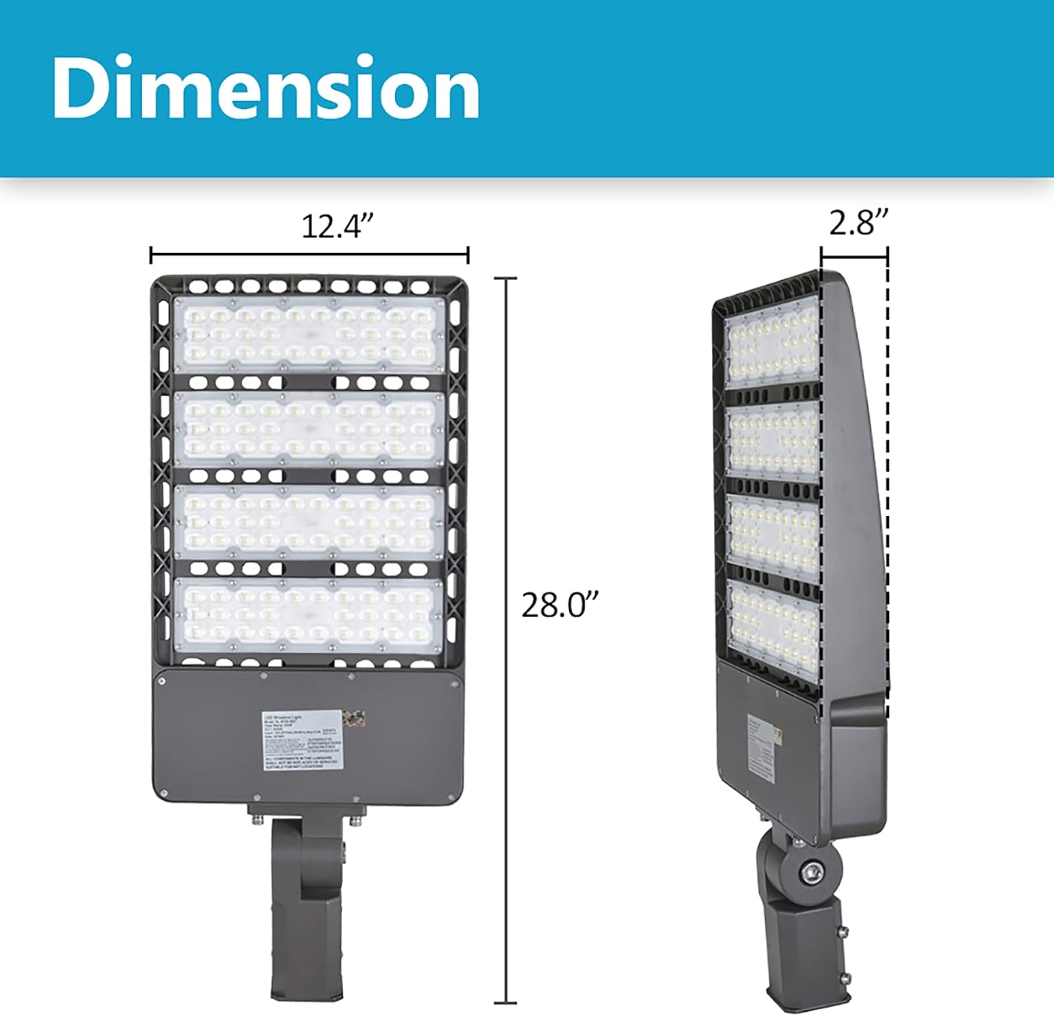 Bіg Sаlе KCCCT LED Parking Lot Lights 300W Outdoor LED Shoebox Pole Lights 39000ML 5000K Commercial Area Road Lighting IP65 100-277Vac LED Street Commercial Light ETL&DLC Listed (Slip Fit Mount,No Photocell) Suреr Dеаl Prоduсt KCCCT LED Parking Lot Lights 300W Outdoor LED Shoebox Pole Lights 39000ML 5000K Commercial Area Road Lighting IP65 100-277Vac LED Street Commercial Light ETL&DLC Listed (Slip Fit Mount,No Photocell)
