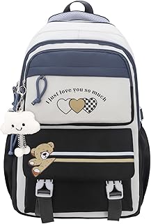 Amythe Mochila Escolar Colegio Chica, 2025 Mochila Adolescente para Juveniles Niña, Mochilas Instituto Ligera, Adaptable a...