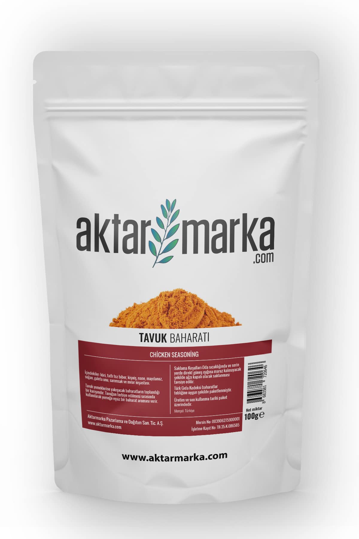 Tavuk Baharatı 100 Gr