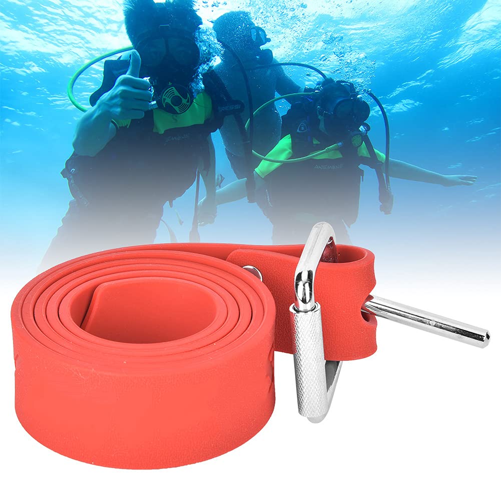 Ceinture de plongée légère en caoutchouc réglable pour sports nautiques