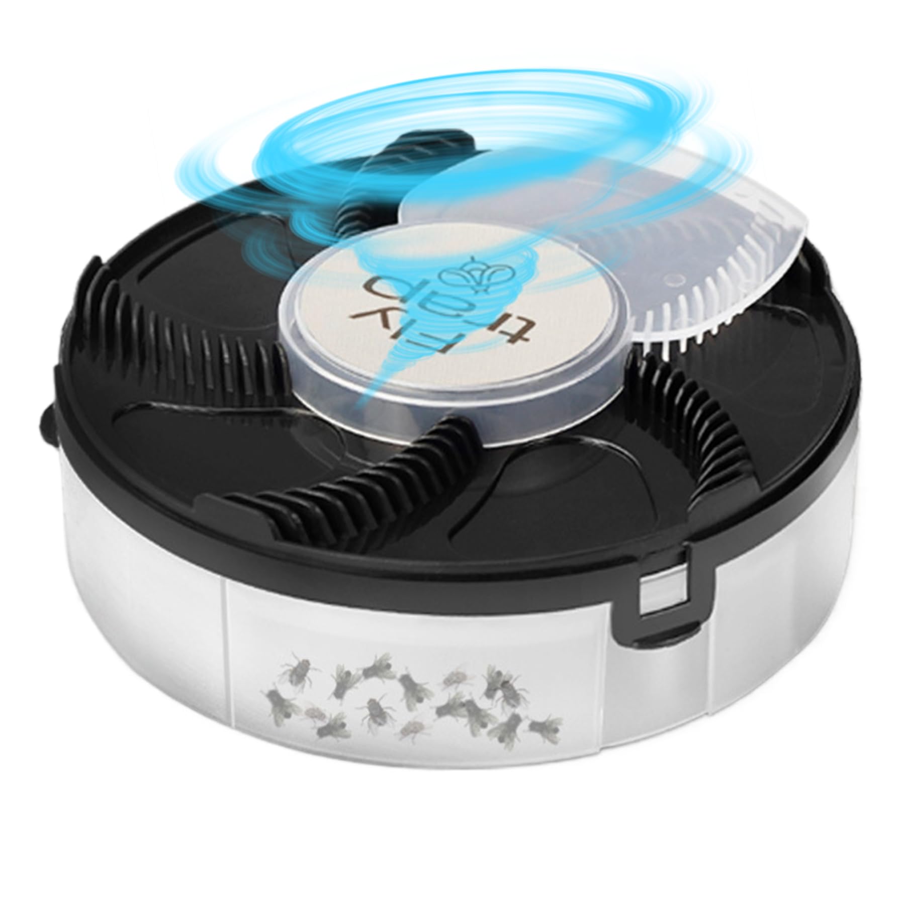 Baobiutin Electric Fly Trap Automatic Fly Catcher Usb Fly Catcher Electric Powerful Fly Catcher Indoor Detachable Fly Trap Silent Rotating Fly Catcher For Bedroom Kitchen,Electric Fly Killer