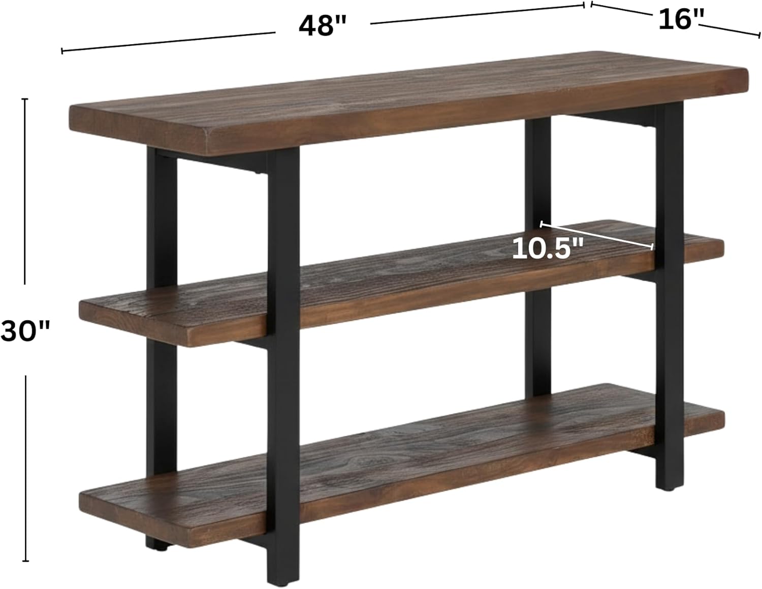top view showing tabletop display