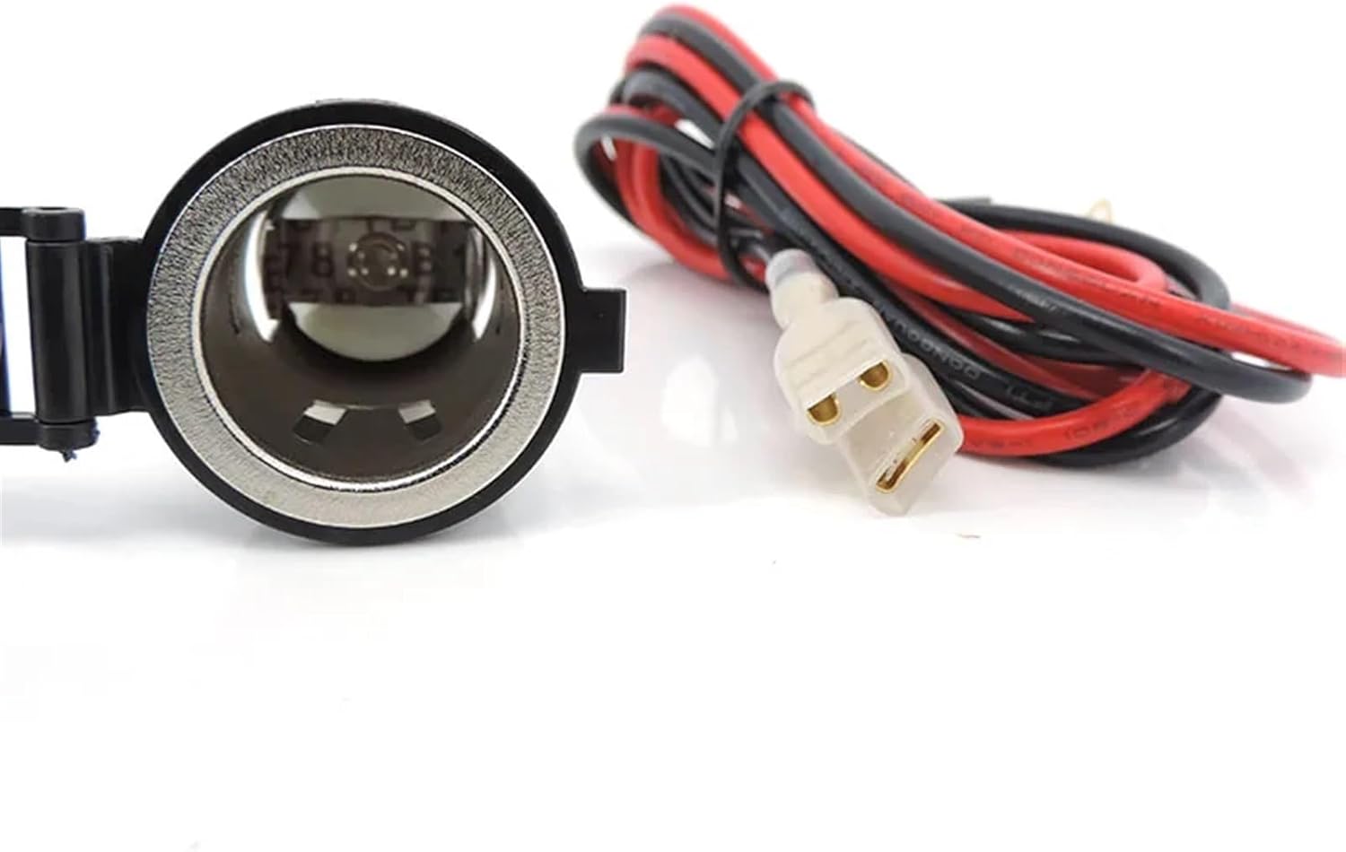1pcs DC 12V-24V 120W-250W Car 10A Cigarette Lighter Female Socket Power Supply with Waterproof Cover Case with Wire Connector