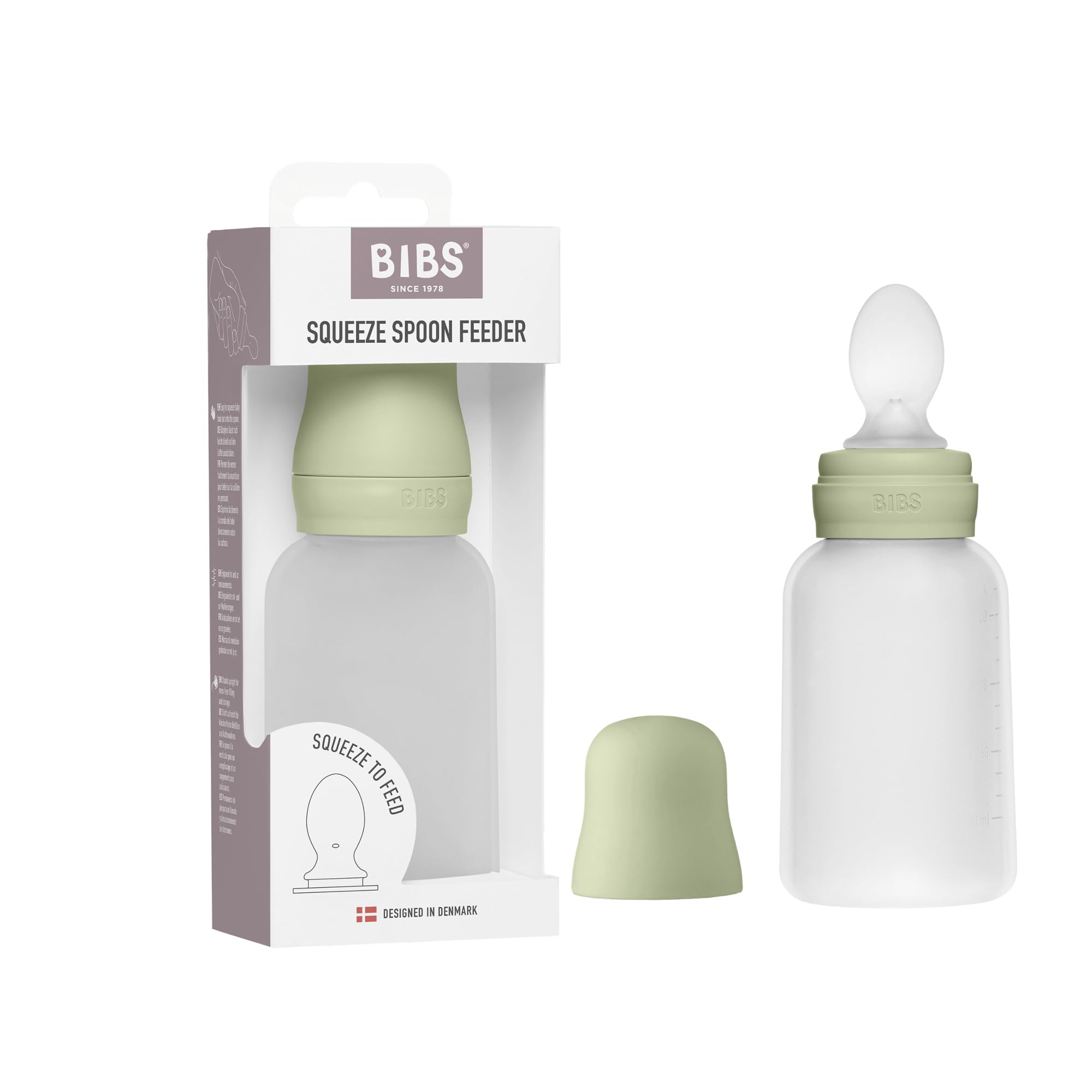 BIBS Spoon Feeder, 6+ Months, Sage