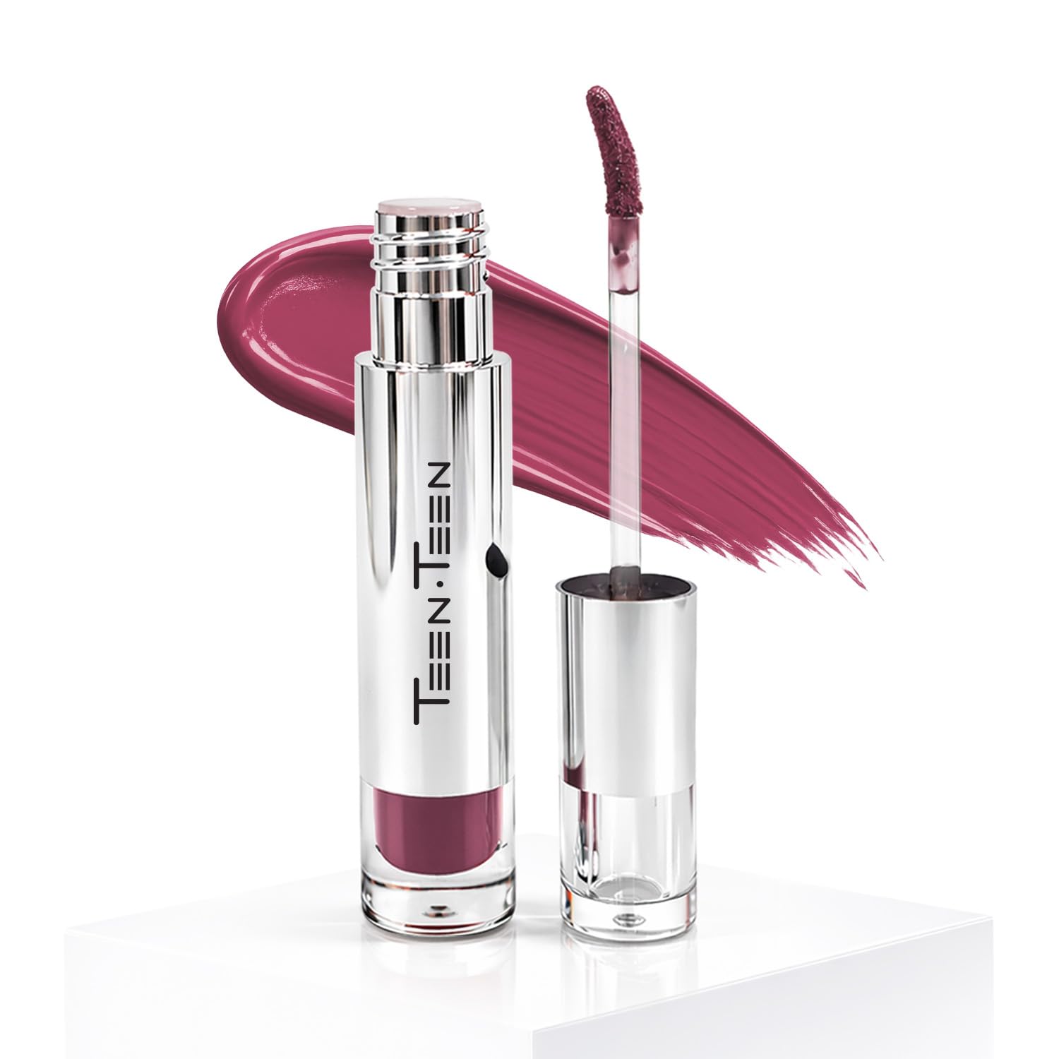 TEEN TEEN Long-Lasting White Matte Liquid Lipstick with Smooth, Lightweight & Waterproof Formula | Mauve Berry, 3ml-image-30