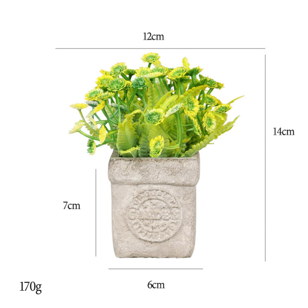 Amazon｜HGJH 造花 人工観葉植物 卓上 フェイクグリーン 小型鉢植え