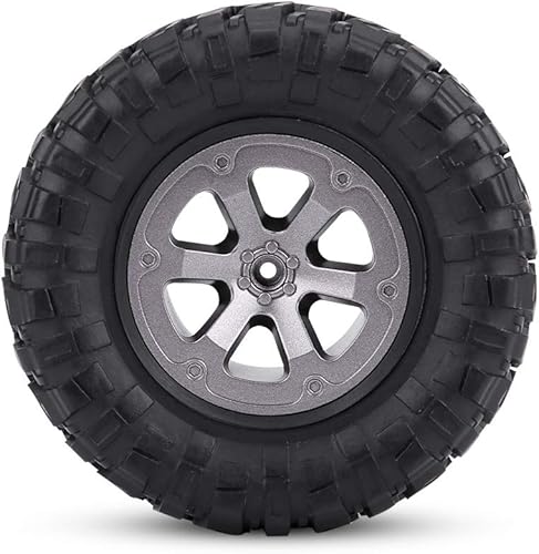 Miniatura 8 de Juego de 4 neumáticos de goma para orugas, accesorios de control remoto para vehículos de seguimiento 116, camiones todoterreno