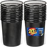 SHSYCER Black Mesh Trash Cans, 20 Pack 6 Gal Mesh Office Trash Can, Round Open Metal Wire Wastebaskets, Waste Basket Trash Can for Near Desk,Recycling Garbage Container Bin for Office,Home,School
