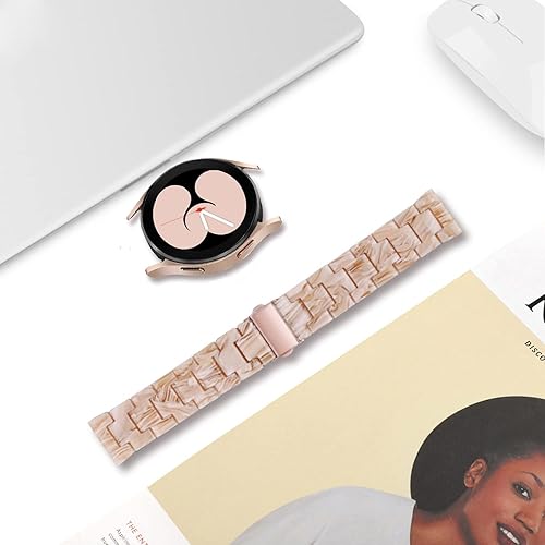 Vista 232 de Correas compatibles con Samsung Galaxy Watch 7 / FE / 6/6 Classic / 5/5 Pro / 4/4 Classic / 3 de 1.614 in / Huawei GT3 de 1.654 pulgadas, 0.787