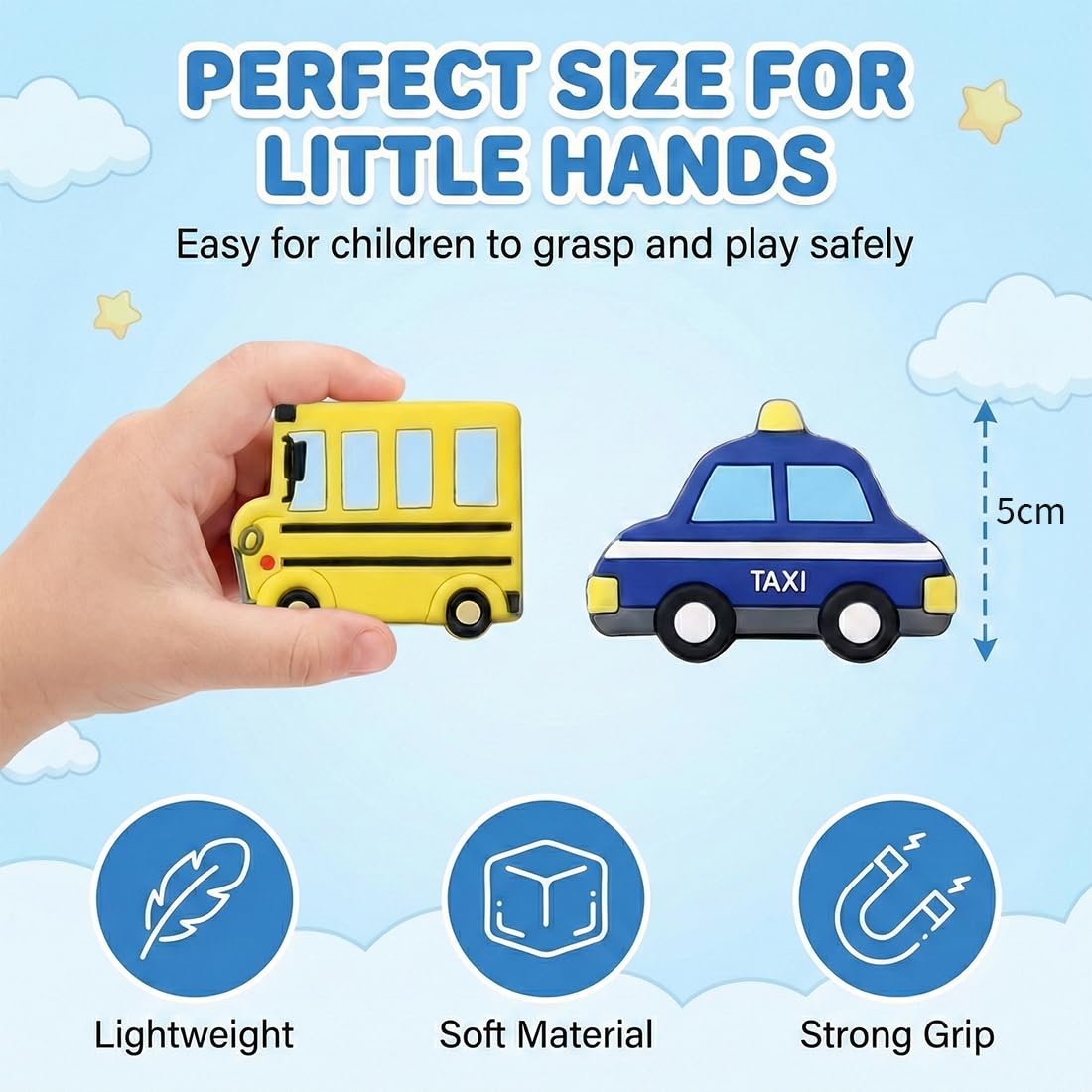 10 Pezzi Magneti Da Frigorifero Bambini, Calamite Bambini, Auto Calamite da Frigo,Auto Magnetici per Lavagna,Magnetici,Simpatici Magneti da Frigorifero,per Bambini Che Imparano Lavagna