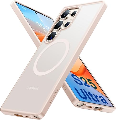 Miniatura 12 de TORRAS - Funda protectora magnética para Samsung Galaxy S23 6.1 pulgadas, prueba de caídas de grado militar, apta para MagSafe, parte trasera Negro