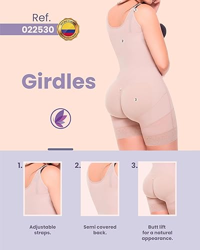 Miniatura 4 de Fajas Colombianas Moldeadoras 022530 Faja de alta compresión, levantamiento de glúteos BBL Faja