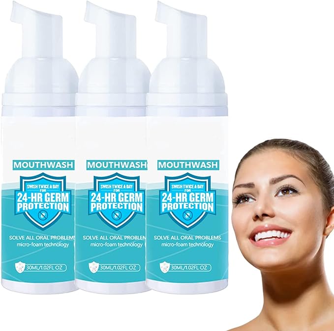 SmileTeeth Brightening Mouthwash Mousse, Teethaid Mouthwash, Calculus