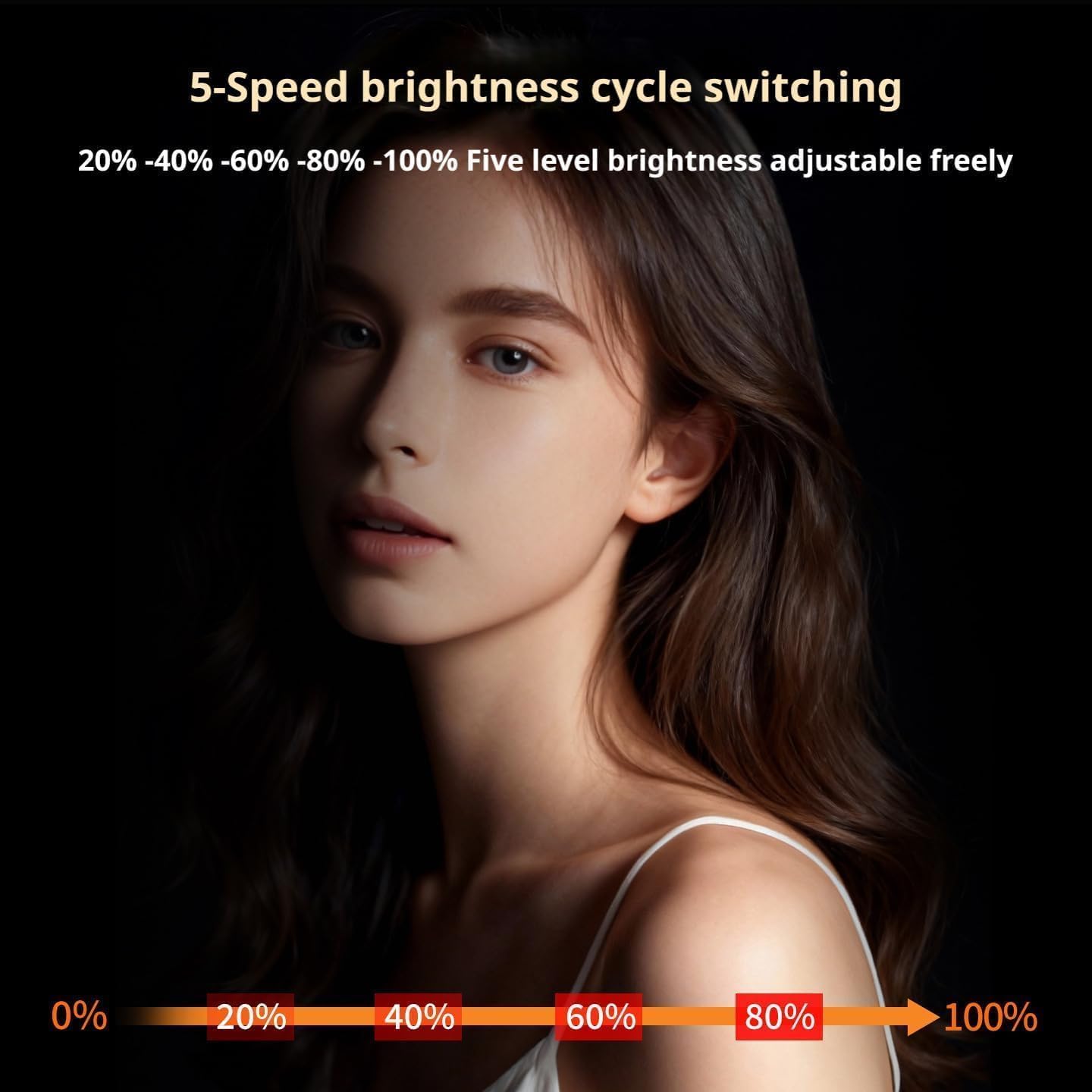 Light & Selfie Stick Kit Compatible with DJI Action 6 – 120cm Extendable Pole, 180° Flip Mount, Quick Detach for Vlogging (Rose Gold)