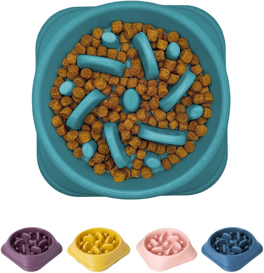 Fun Feeder Slow Bowl, Dog Slow Feeders Bowls AntiObesity&Choking