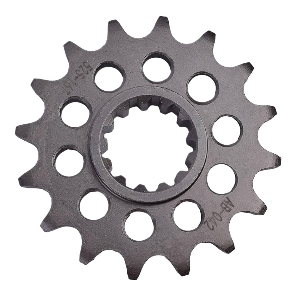 16T 525 Vorderradkettenrad-Ausrüstungsrad-Nockenstecker kompatibel mit CB650 CB650F CB650FA 2014-2018 CB650R ABS 2019-2023 CB 650 Modelle passt zu verschiedenen Motorradantriebssystemen