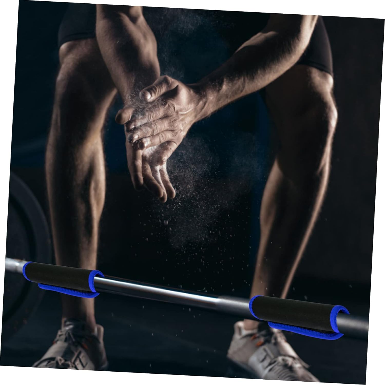 HANABASS 4sets Comfortable Lifting Grips Barbell Wrist Pads for Weightlifting Gym 2pcs*4