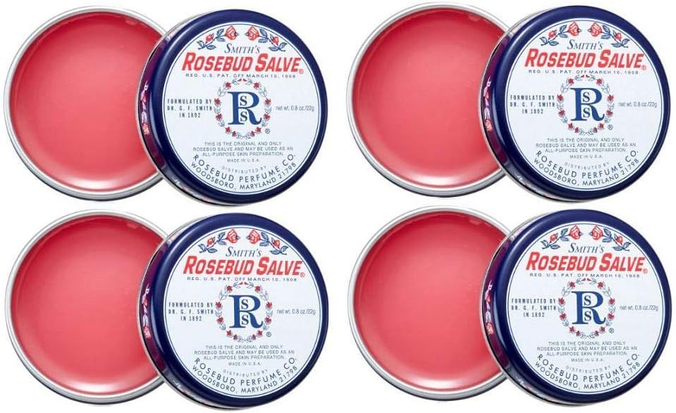 Smith's Rosebud Salve Tin .8 oz (Pack of 4)