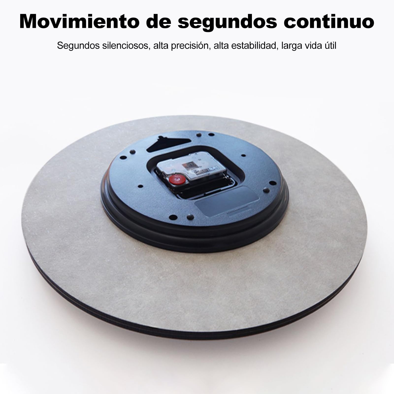 Ergocar Reloj de Pared Artístico, Moderno para Decoración del Hogar, Fuente de Alimentación por Batería