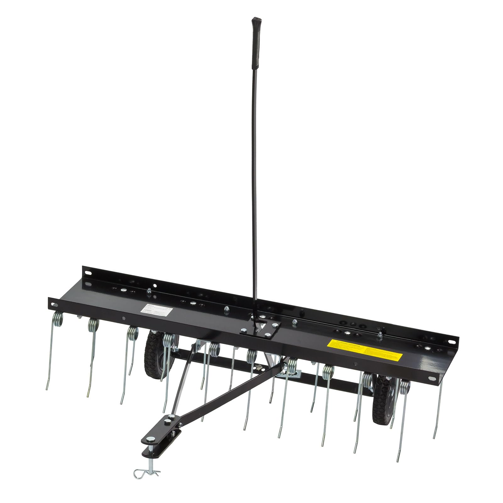 DEMA Entmooser Rasenstriegel Rasenkamm Vertikutierer RS 100 | Ideal zum Entfernen von Moos & Rasenfilz | Mit praktischer Handhabung für einen gesunden Rasen