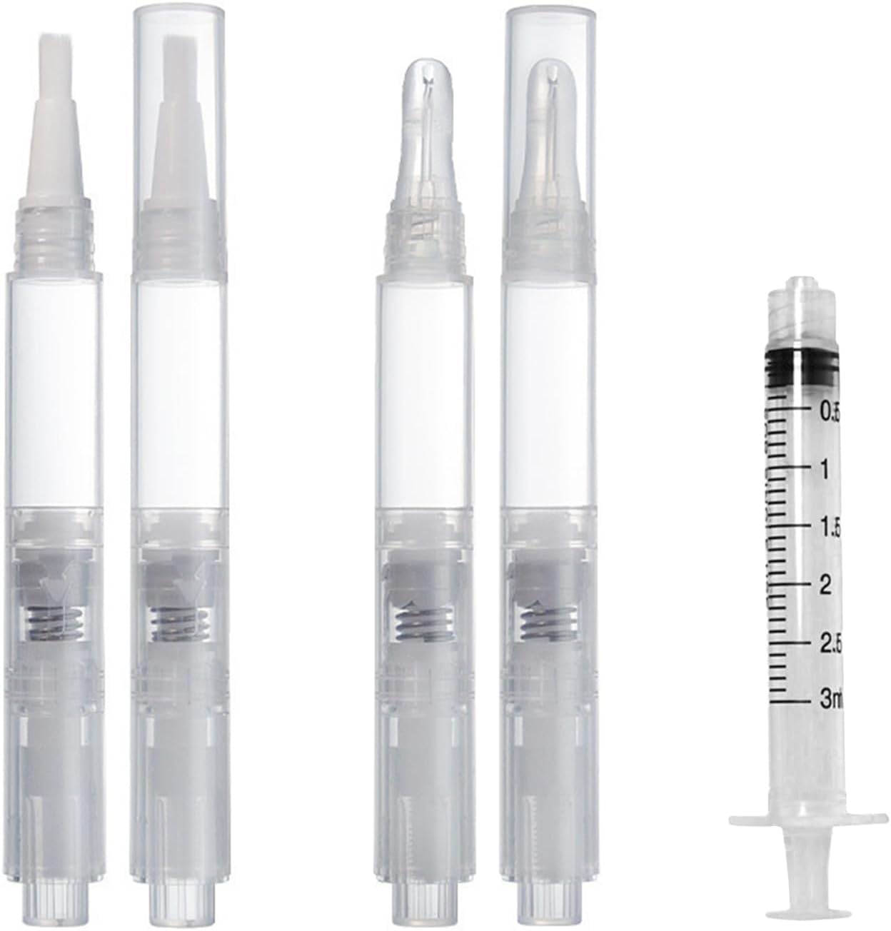 6Pcs Touch Up Paint Pen,Refillable Brush Pens for Walls