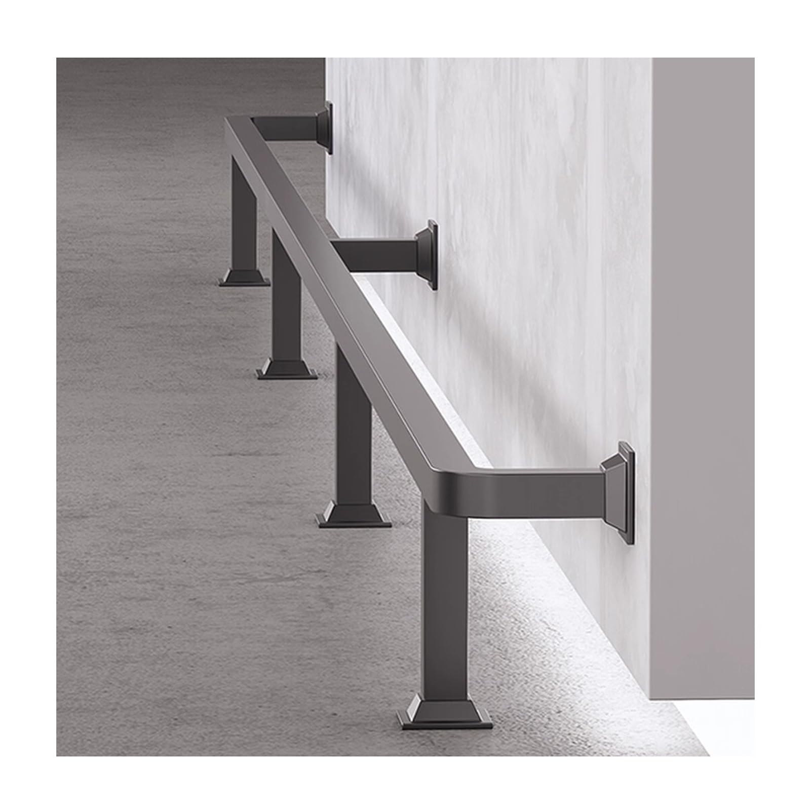 Repose-pieds de cuisine 320cm noir pour un espace bar convivial et chaleureux en famille
