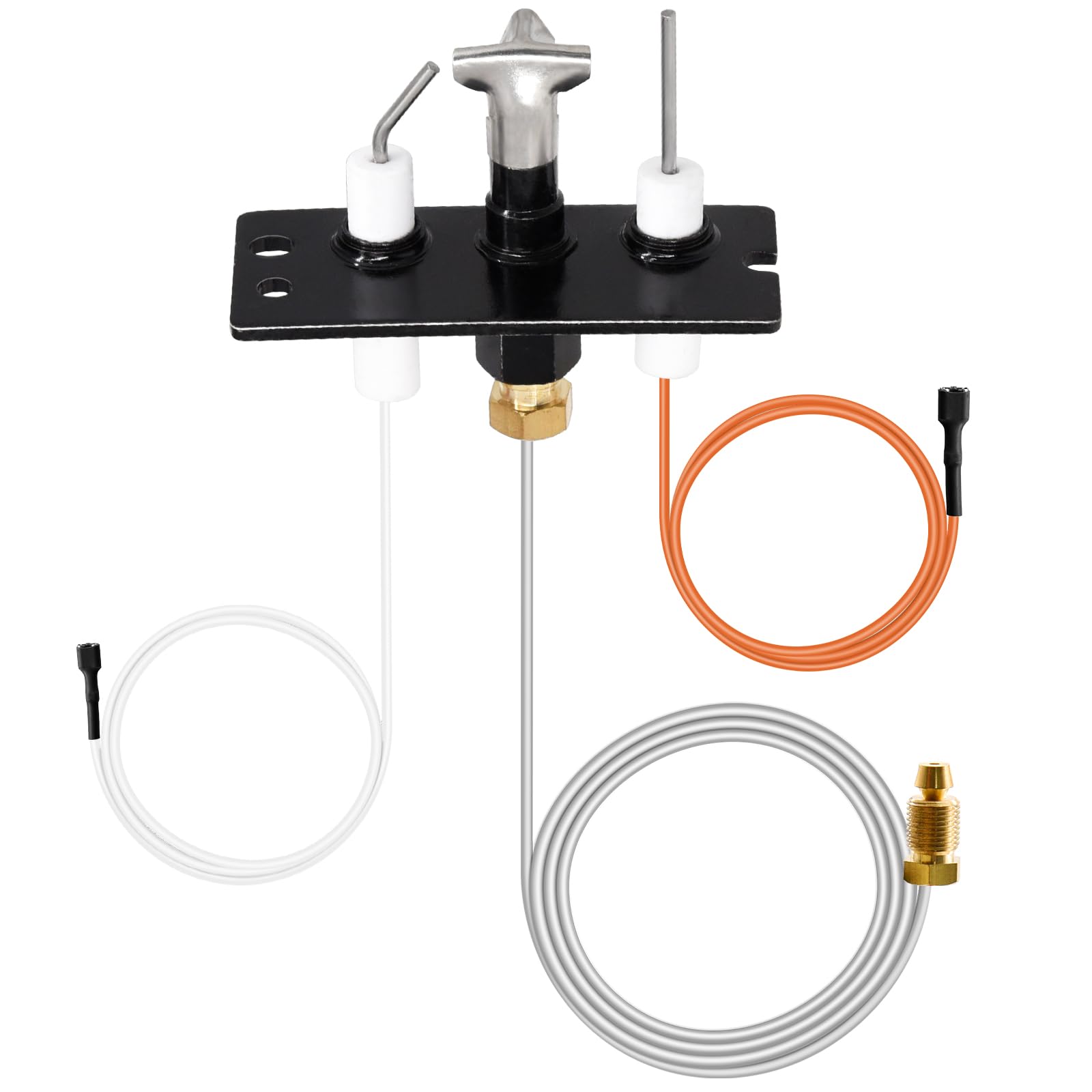 Hiorucet Pilot Assembly 4021-423 Propane Gas for Heatilator ND4236I, ND4236IL, Heat N Glo SL-550TRS and Quadra-Fire Fireplaces Parts, Quadrafire Heatilator & Heat N Glo Pilot Assembly - LP 4021-423.