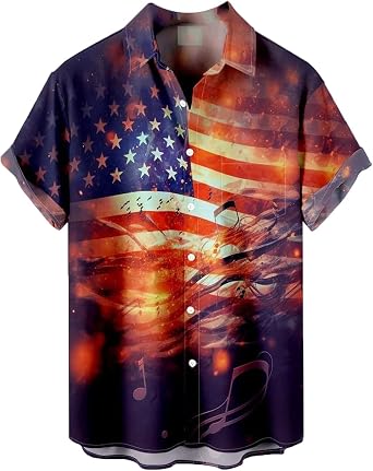 PINKY SENSON Herren-Badehose Amerikanische Flagge - Gepolstert Für Strand & Pool