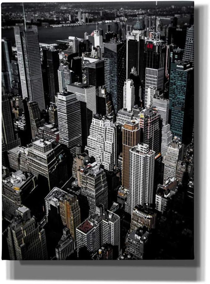 Epic Graffiti Boxes of Manhattan by Nicklas Gustafsson Giclee Canvas Wall Art, 12" x 16", Grey