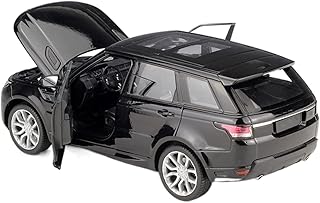 Car Diecast Model 1:24 for Land Rover for Range Rover Sport Alloy Car Model Diecasts Metal Toy Vehicles Car Model Simulation Childrens Gifts (Color : Black)