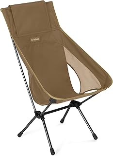 Helinox Chair One - Silla de camping de alto rendimiento con respaldo alto (re), color marrón coyote