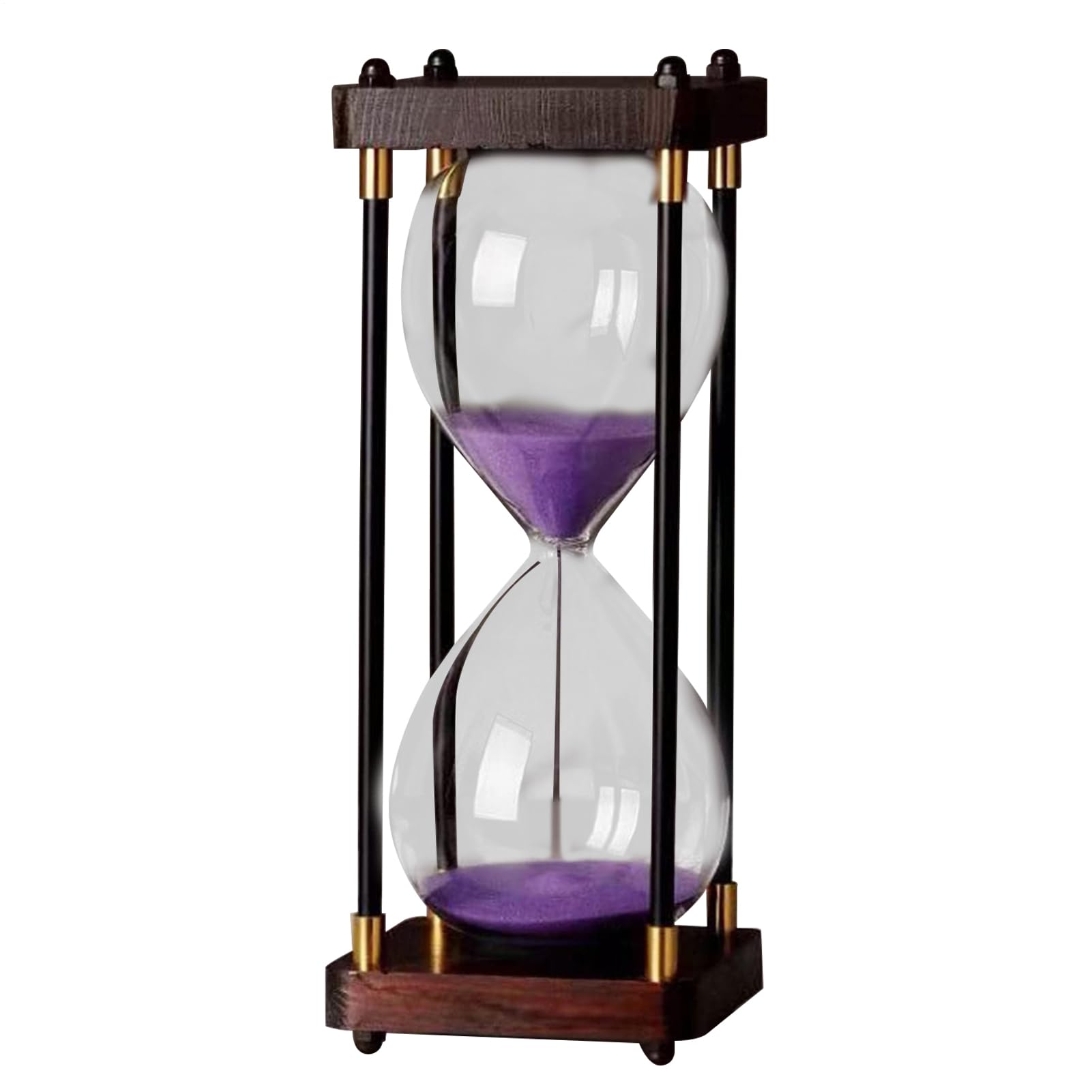 Vintage -, 60 -minütige Sanduhrglas Retro Sand Timer | Multifunktional 60 -minütiges Sanduhr -Timer, Vintage Sanduhr für Home Workplace Schreibtischdekoration