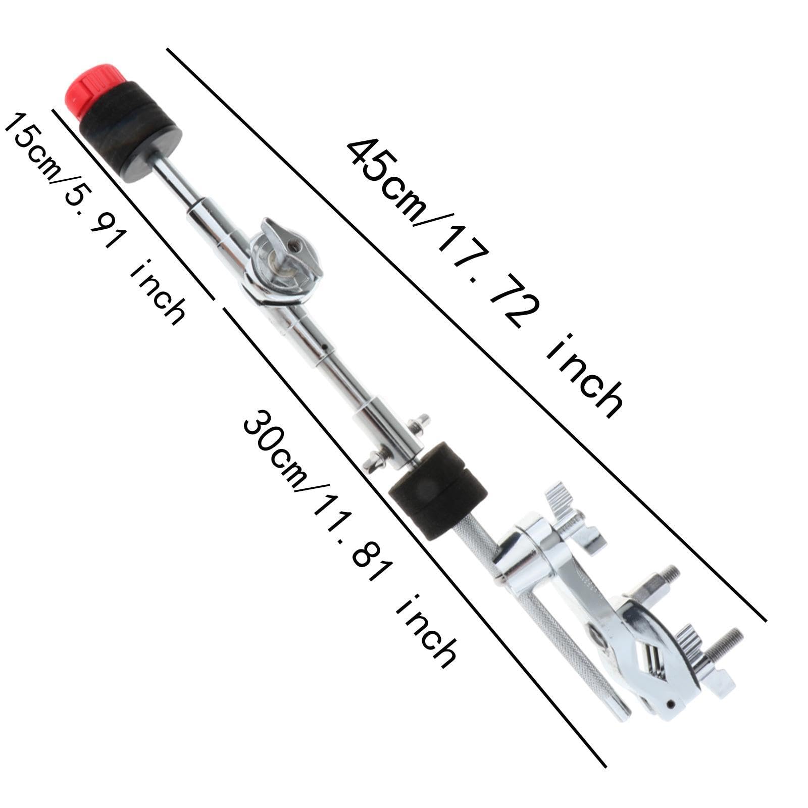 Soporte para platillos Brazo ajustable Herrajes para batería Fácil expansión Altura ajustable Para Sistema de sujeción Mejora la experiencia de batería Extensión