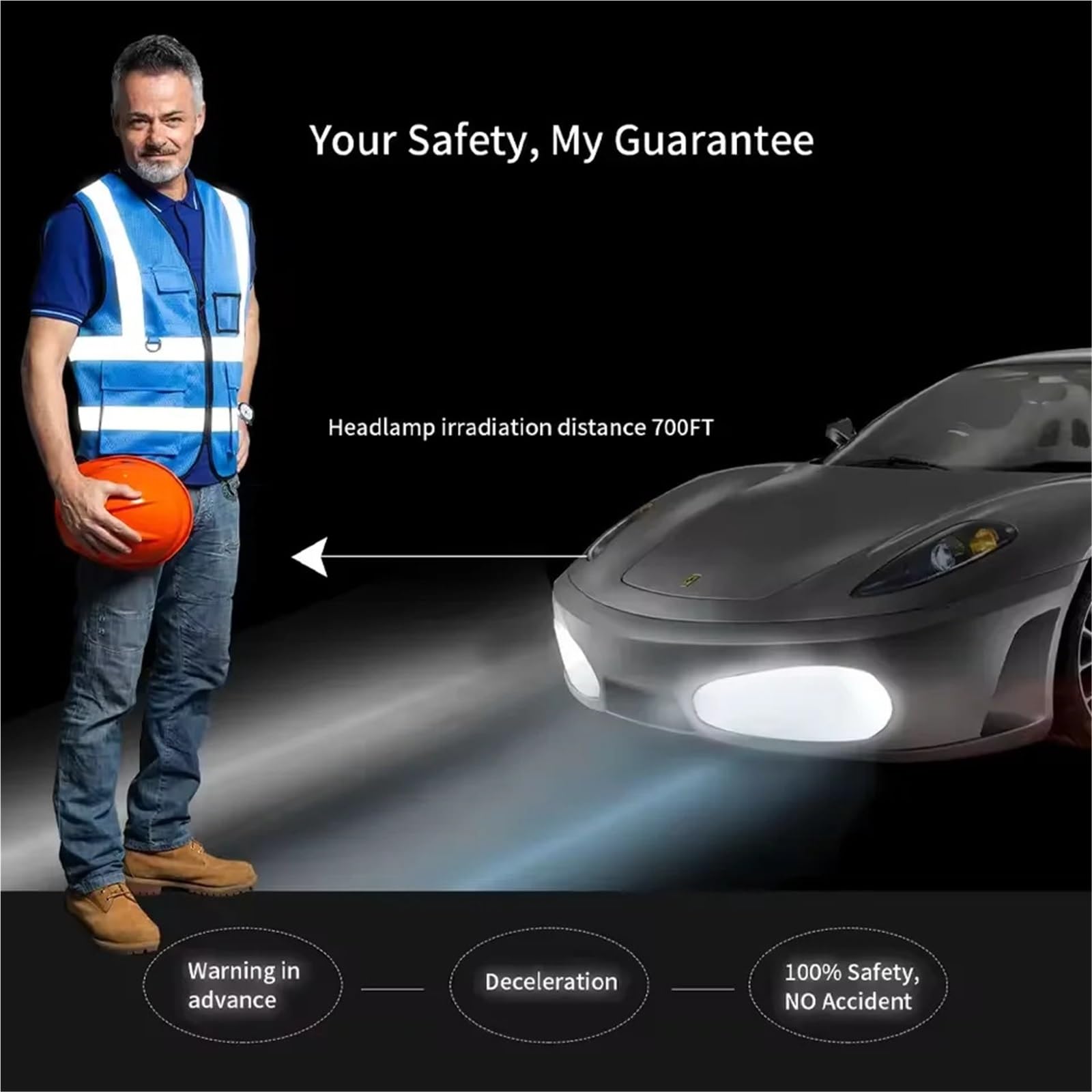 Gilet in rete ad alta visibilità