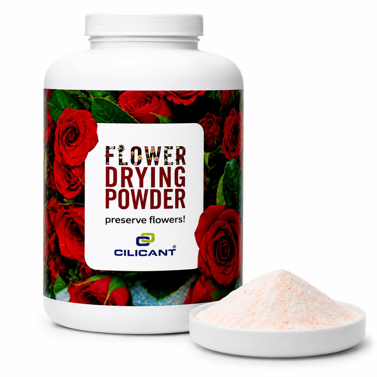 CILICAnT Silica Gel Powder for Flower Drying to Dry Flowers, Potpourri, Art & Craft, Resin Art and Home Decor, Reusable Colour indicating Silica Gel Powder, 950ml (Pack of 1) (WT PER Bottle: 600 Gm)-image-13