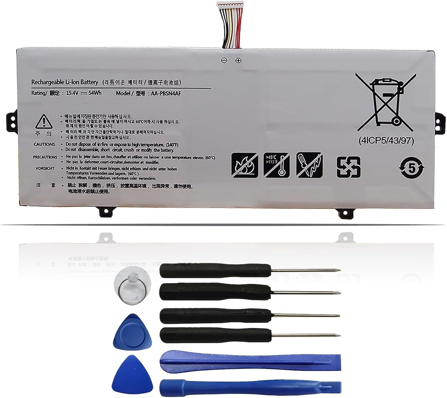 Amazon.com: AURUNHO AA-PBSN4AF Laptop Battery Replacement for