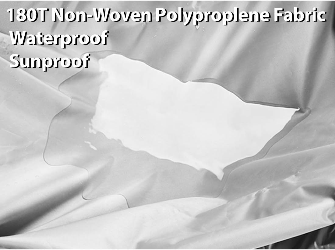 uxcell 6.5M Lightweight Truck Cover - Rain/UV/Dust Resistant for Standard Pickup Trucks (Max Length 6.5m, Non-Waterproof)