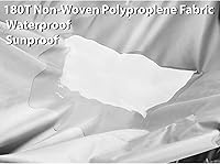 Vista 3 de uxcell Cubierta para camioneta de 22.3 ft no impermeable, para todo tipo de clima, protección resistente a los rayos UV, lluvia y polvo, solo