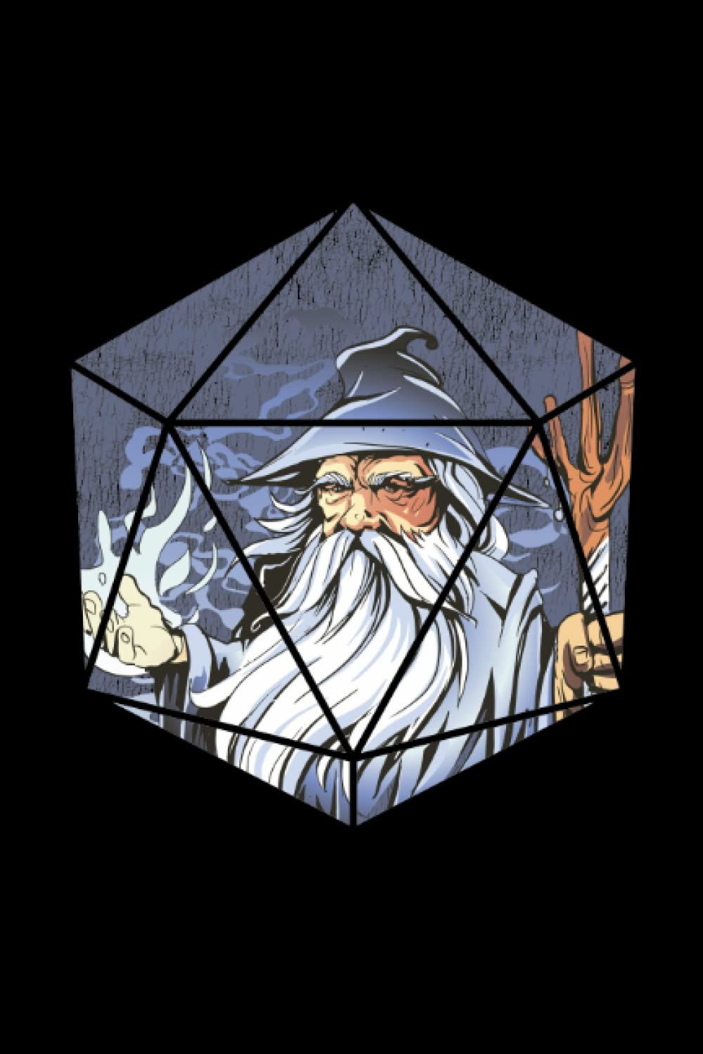 Mago De Fantasía D20 - Cuaderno para Frikis: Cuaderno DIN A5 (6x9) para entusiastas de los juegos de rol y fanáticos de los juegos de rol de lápiz y ... y días de la semana para la función de diario