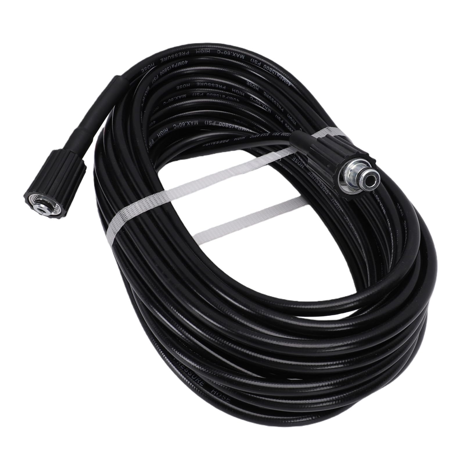 BRRNOO Tubo per Idropulitrice 15 M 5800 Psi Raccordo Rapido in Ottone