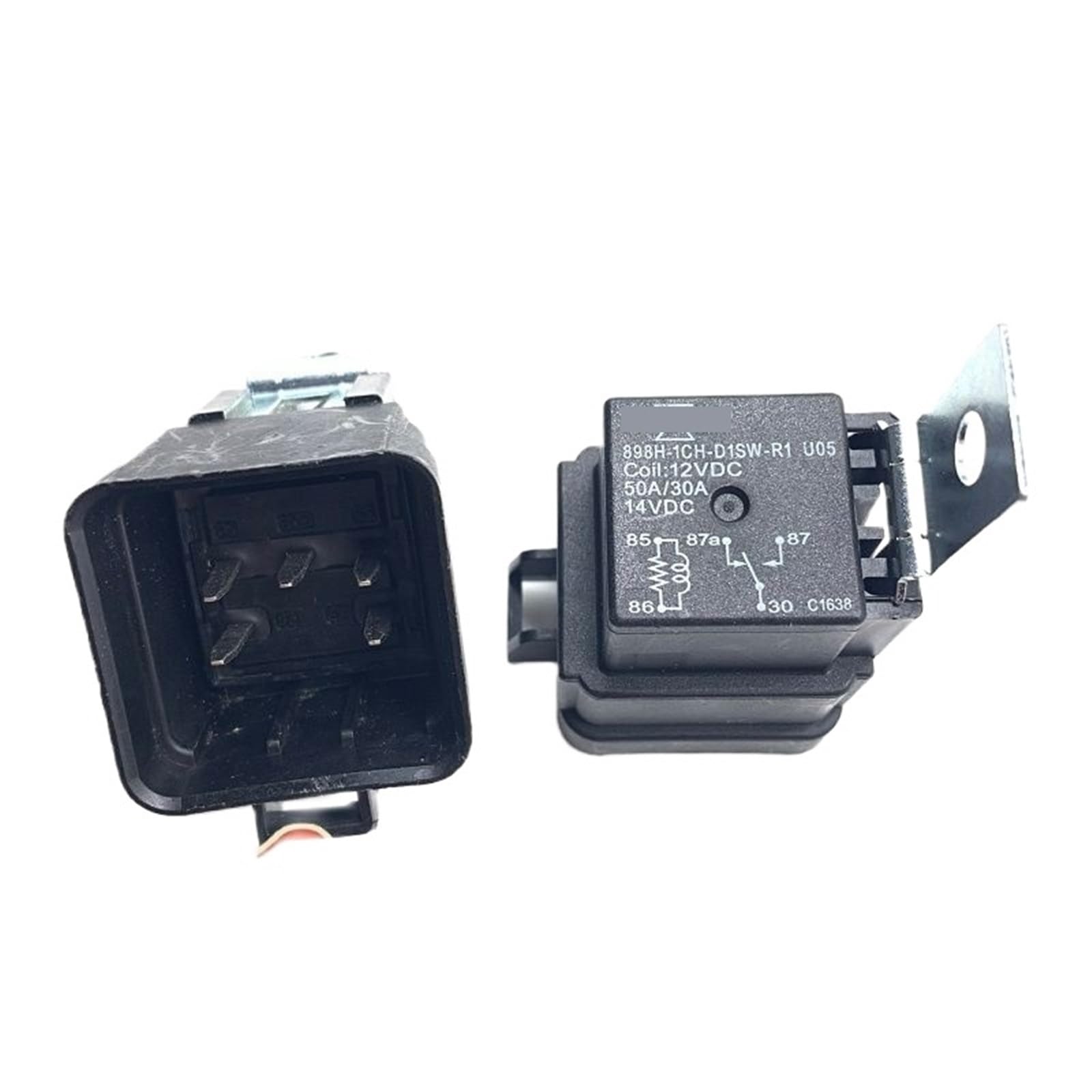 Relais Automobile 898H 1CH D1SW R1 U05 12VDC 50A/30A 5