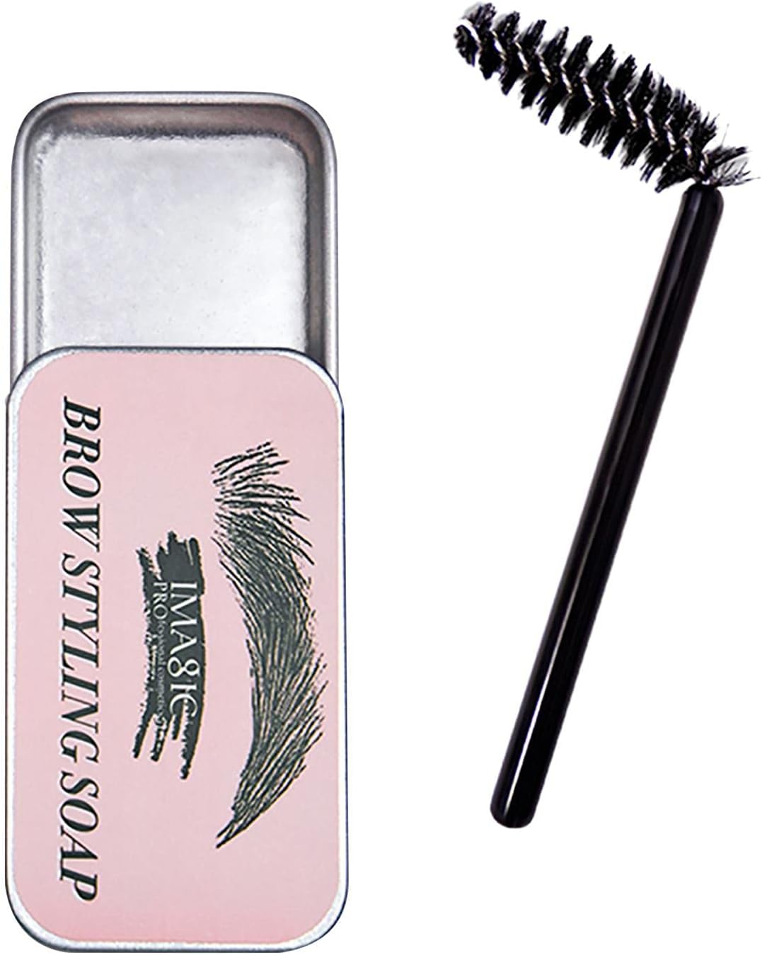 Amazon PILLAROST 眉毛石鹸キット 眉毛スタイリング アイブロウジェル アイブローソープブラシ 4D 眉ジェル 自然の効果